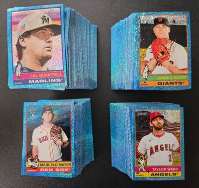 2025 TOPPS HERITAGE HIGH #'S BLUE SPARKLE YOU PICK COMPLETE YOUR SET W/SP'S