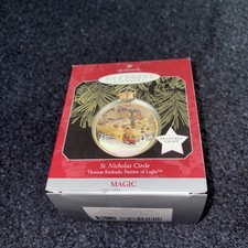 New in Box 1998 Hallmark Keepsake Ornament St Nichols Circle Thomas Kinkade