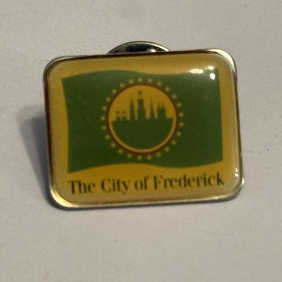 The City of Frederick, Maryland Pinback VTG Lapel Pin 