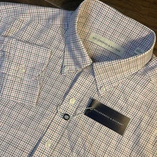 Holderness & Bourne The Purcell Shirt Men’s XL Tailored Fit Stretch Check $168