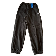 Adidas Jogger Sweatpants Womens Size S Black Gray Pockets Stretch High Rise