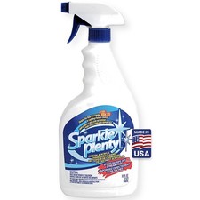 Sparkle Plenty Chandelier Cleaner Drip Dry Spray No Wipe - Dust  Streak Glas...
