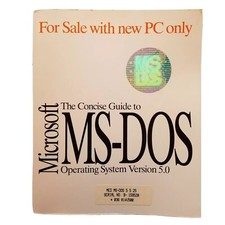 The Concise Guide to Microsoft MS-DOS Operating System 1991 Version 5.0