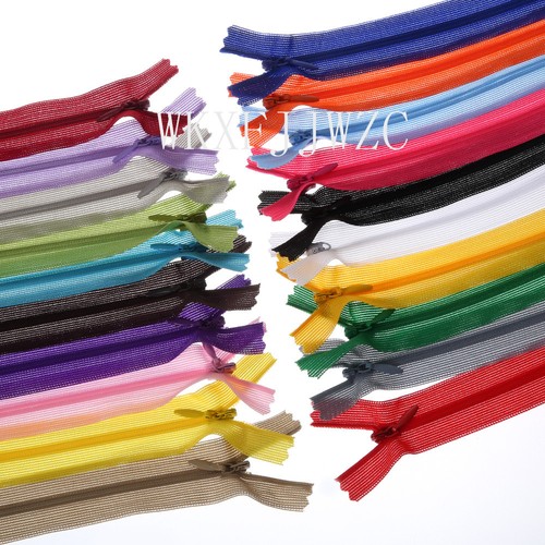 3# Nylon Invisible (12-20inch) Silk Zippers Sewing Tailoring Accessories 20color - Picture 2 of 22