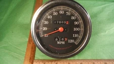 CC44 Harley Davidson Kanto Seiki Speedometer 120MPH Vintage 1980s FXS FXE
