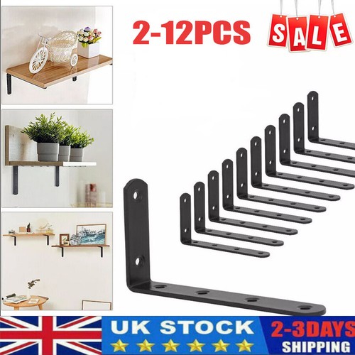 Rustic Scaffold Board Shelf Brackets Heavy Duty Handmade Industrial