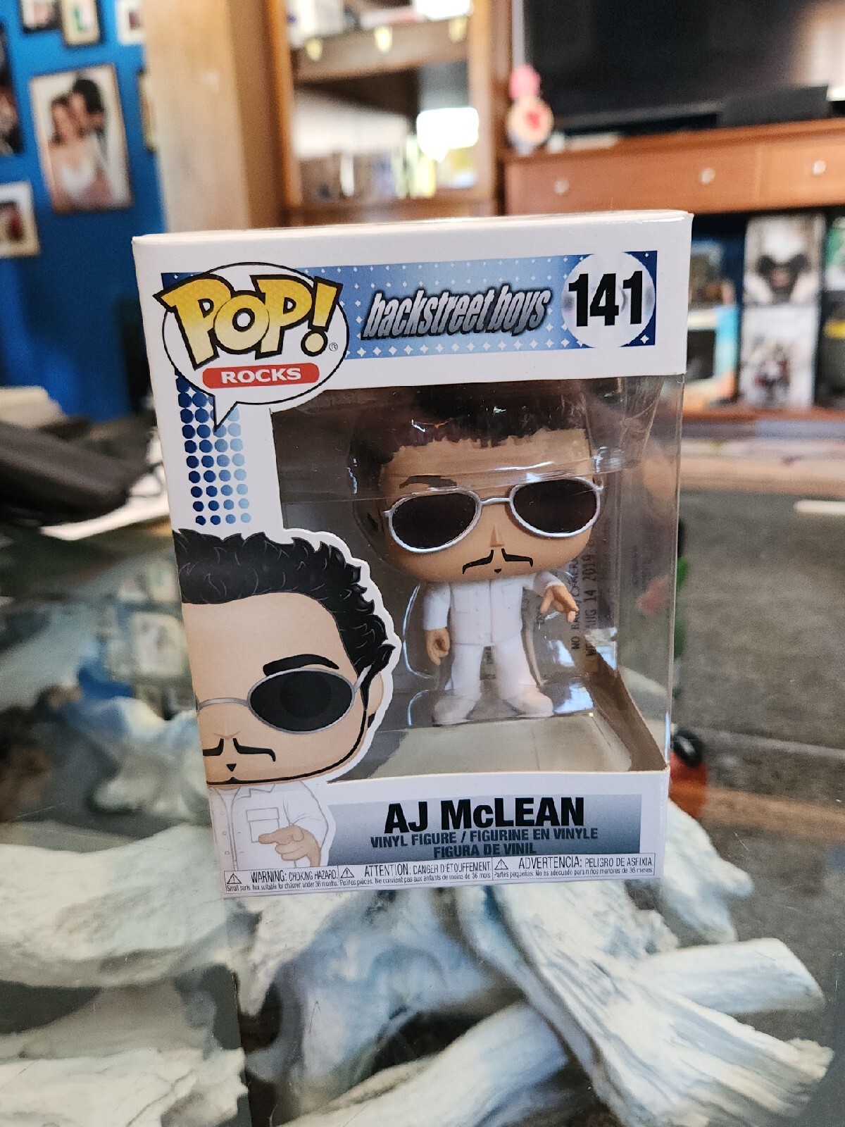 Funko Pop! Rocks: Aj Mclean #141 - Backstreet Boys - Rare Vaulted Vinyl Figure