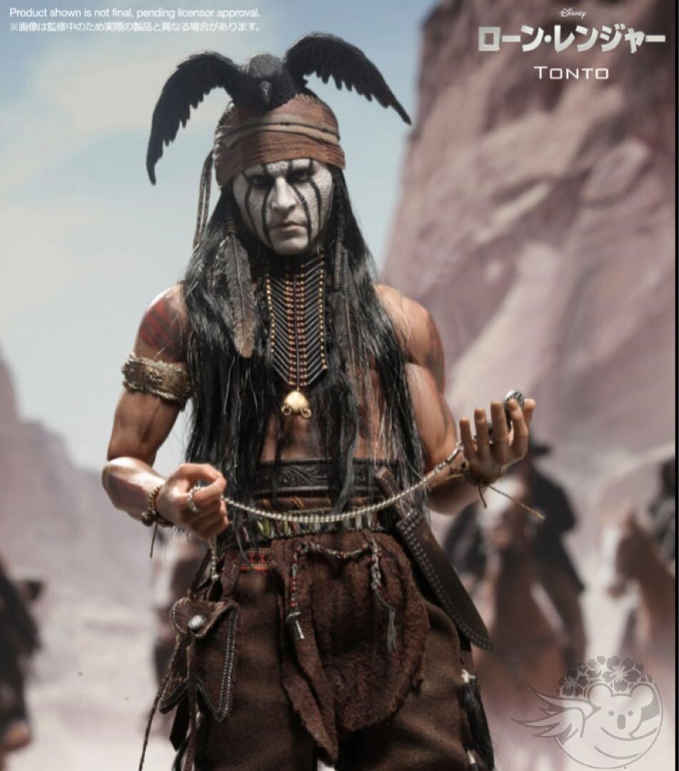Hot Toys Movie Masterpiece Lone Ranger 1/6 Scale Action Figure