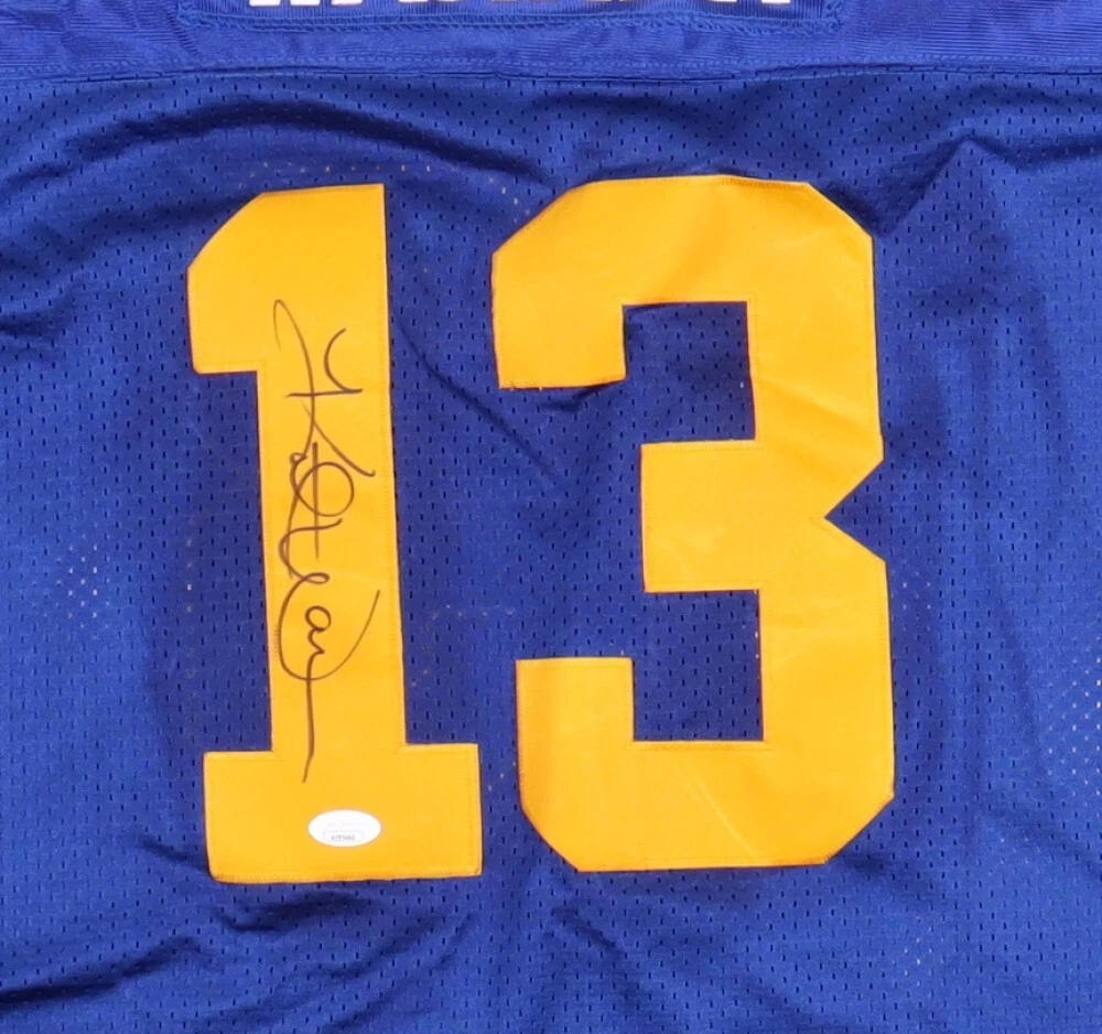 Kurt Warner Signed St. Louis Rams Jersey JSA COA Super Bowl XXXIV MVP Q B