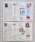 LOT 2 Magazines Cross Stitch Quick & Easy PROJECTS Sewing HOLIDAYS School Gifts — photo 2