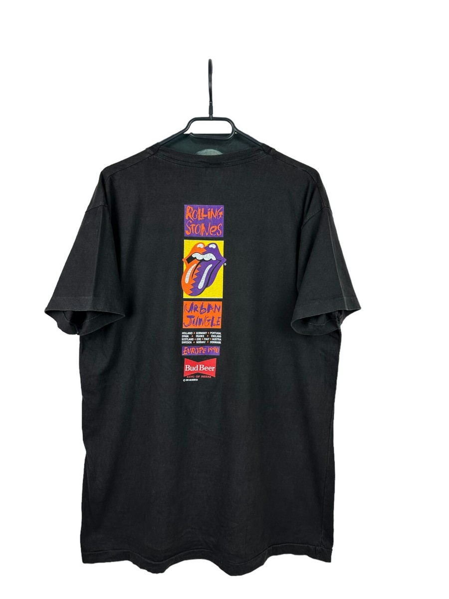 Vintage 1990 Rolling Stones Urban Jungle Tour Shirt Europe Tee