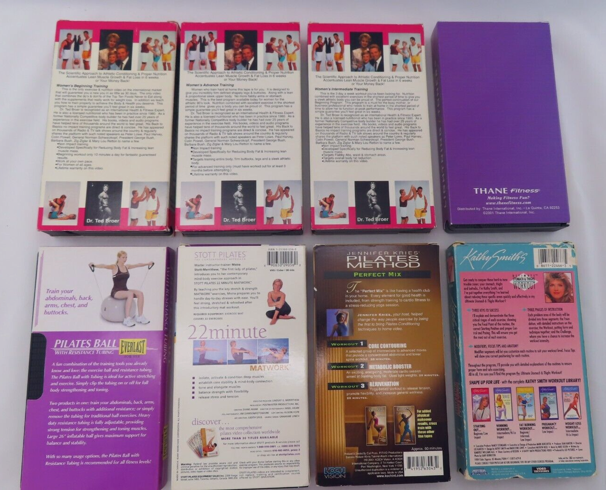 STOTT PILATES VHS 7本セット売り+おまけ Stott Pilates VHS | eBay