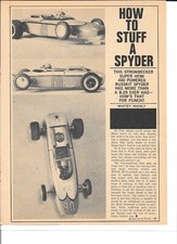 How to Stuff a Spyder Russkit Slot Car Vintage Mag Article PHOTOCOPY