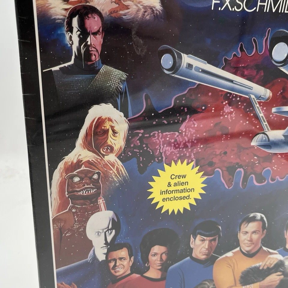 Nuevo Rompecabezas Star Trek Nuevo en Caja FX Schmid 600 Piezas 1993 Paramount Trekkie Nerd Foto 4 de 4