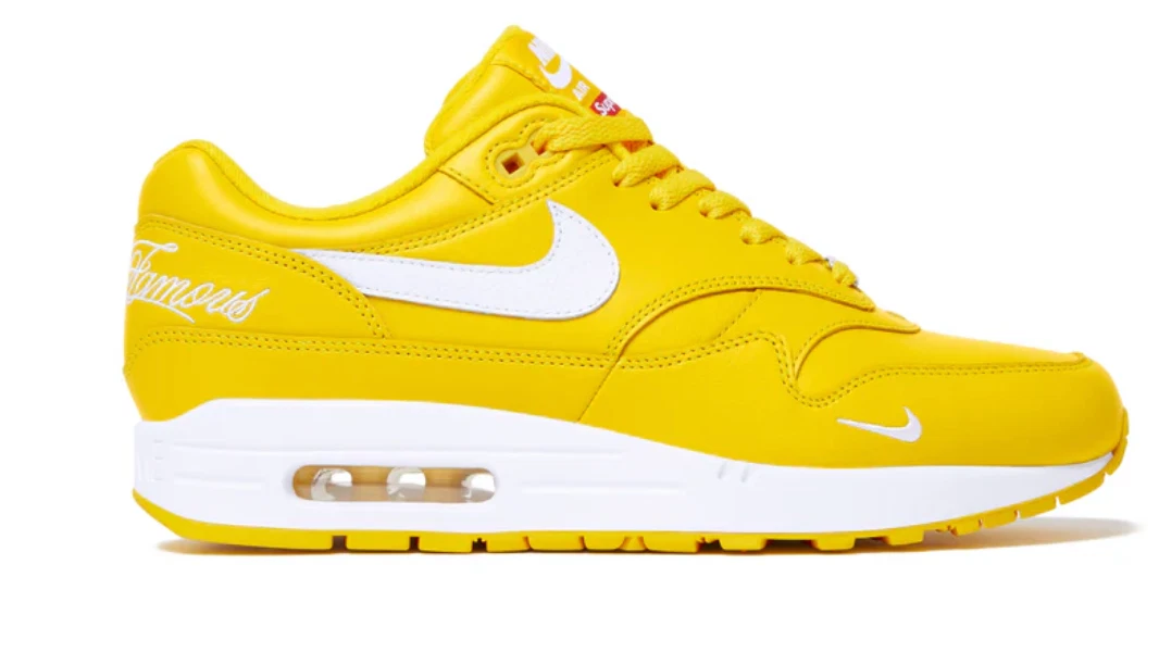 Supreme/Nike Air Max 1 SS25   Jaune   Taille 9