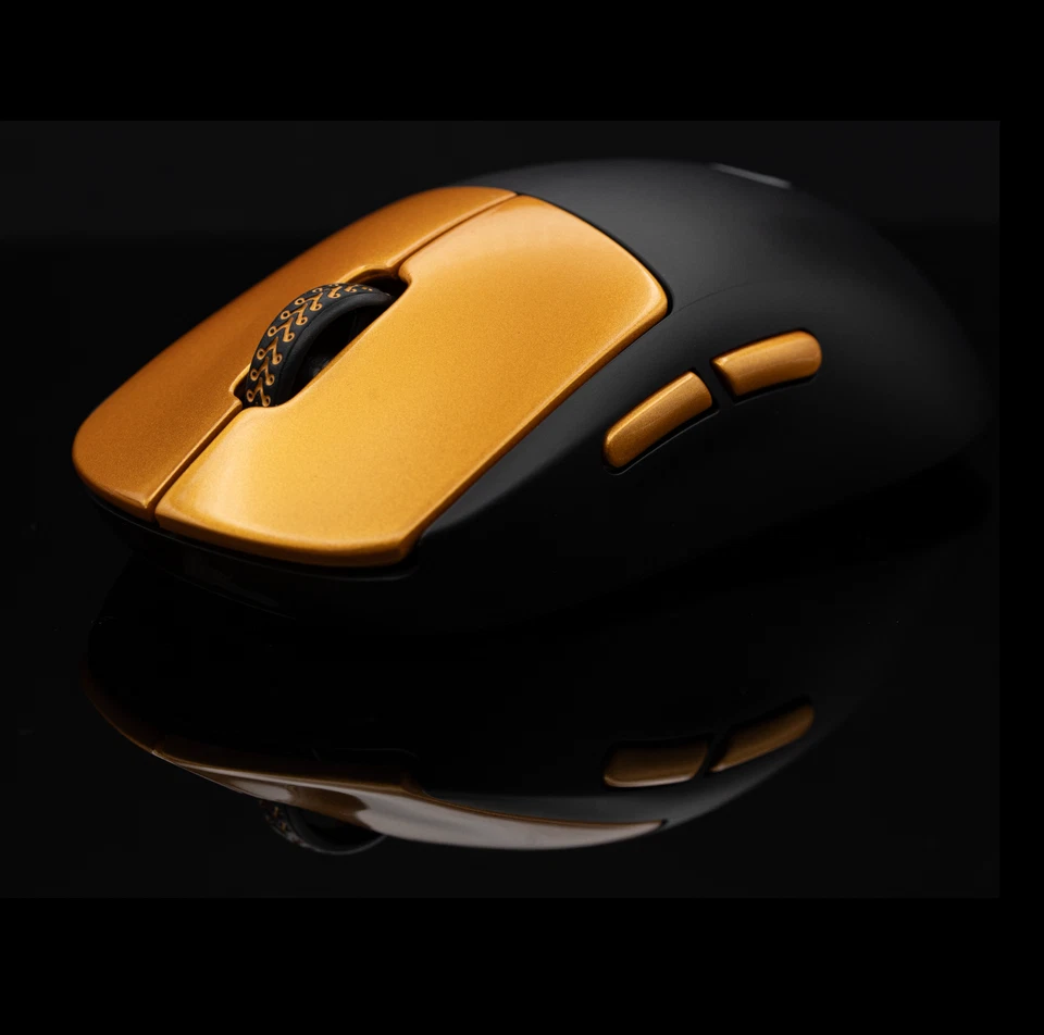 Goldene Logitech G Pro X Superlight 1 2 Gaming Maus Endgame Mod-Kit & Pre-Builts - Bild 3 von 4