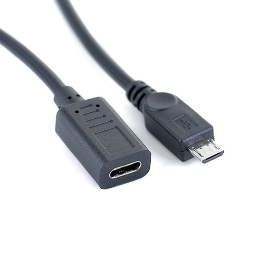 Adattatore per cavo connettore OTG USB Type-c femmina a micro USB maschio T D CR - Zdjęcie 3 z 5
