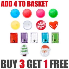 2 Instant Heating Reusable Hand Warmers Gel Pad Outdoor Round Pocket Handwarmer