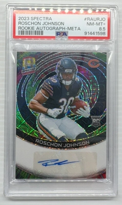Roschon Johnson Panini Spectra Rookie Autographs #RAURJO Meta