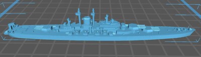 USS Des Moines - United States Navy - USN - Wargaming - Axis & Allies 