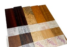 5 PC Pen Blanks Teak, Cocobolo, Mango, Yellowheart More 3/4" x 3/4" x 5" w43
