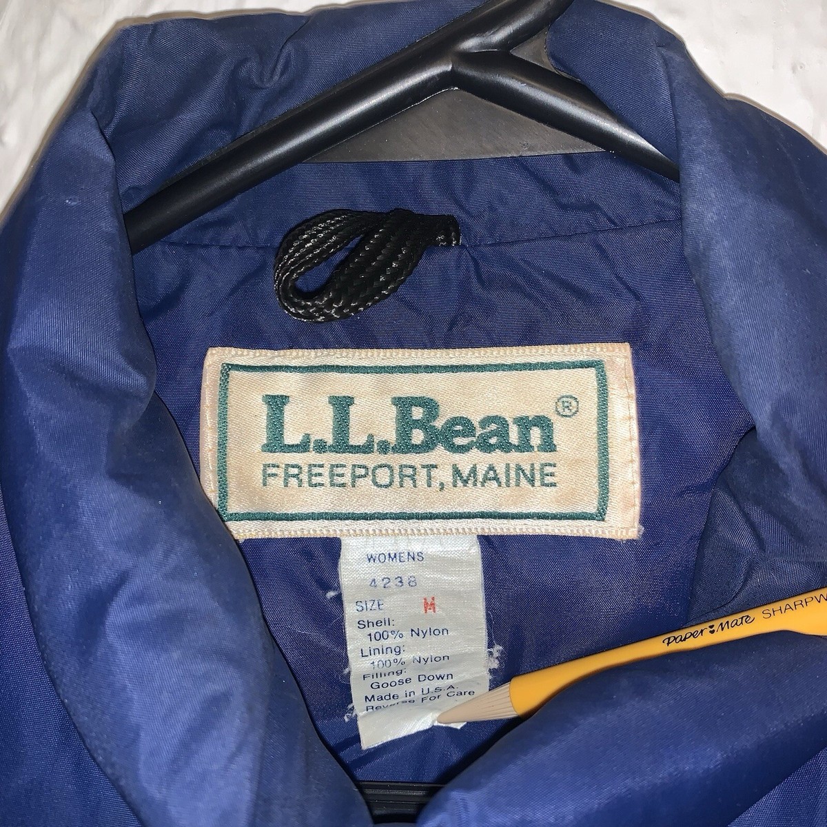 Vintage L.L. Bean Freeport, Maine Goose Down Blue Women's 4238