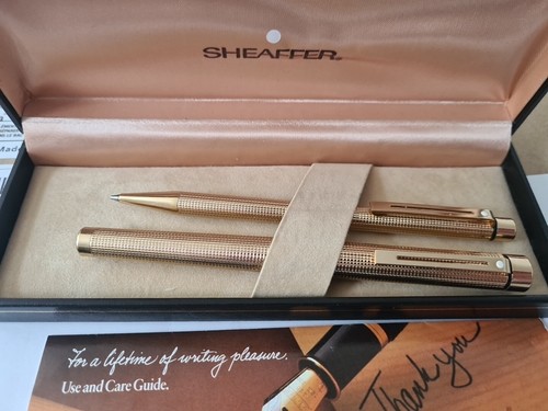 Sheaffer White Dot Gold Electroplated Fountain Pen with Pen 14K (.585) Nib - 第 2/24 張圖片