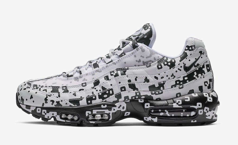 C.E CAV EMPT × NIKE AIR MAX 95 Nike Air Max 95 x Cav Empt Black-White New Sneakers Size 5.5