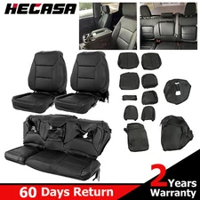 For 2019 2020 2021 Chevy Silverado LT Factory Style Full Kit Seat Covers