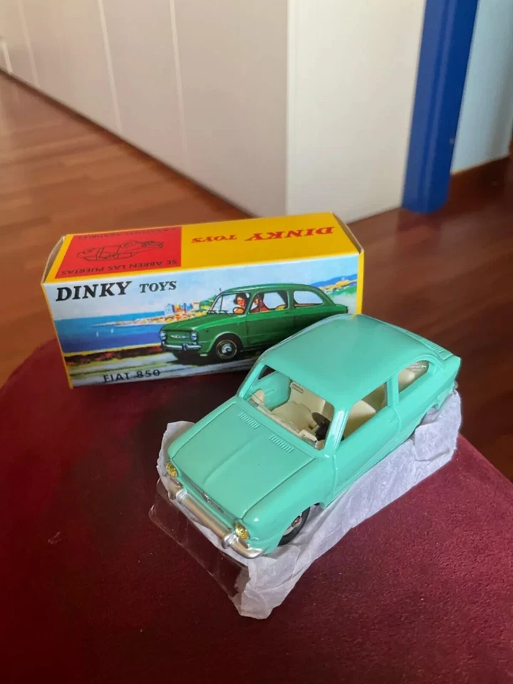 Fiat 850 turquoise - Série limitée de Noël 2016 - Dinky Atlas - Réf 509 neuf - Photo 1/1