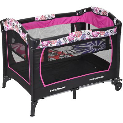 Baby Trend Nursery Center Playard | Playard with Removable Full-Size Bassinet