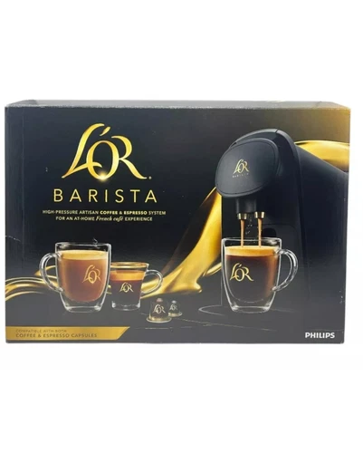 L'OR Barista System Coffee & Espresso Machine Combo by Philips- Black-image