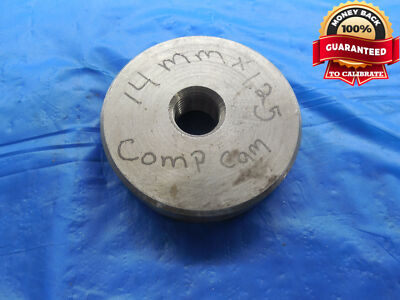 SHOPMADE M14 X 1.25 THREAD RING GAGE METRIC INSPECTION CHECK