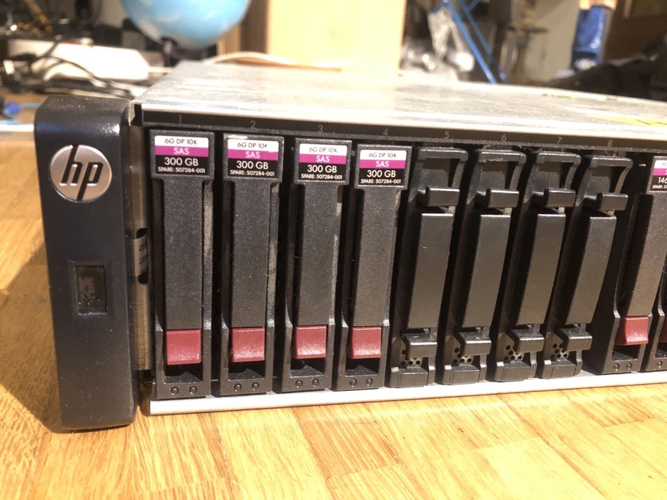 HP P2000 G3 Enterprise SAN Storage 24x SFF – Dual iSCSI Controller 2U Rack - Bild 3 von 4