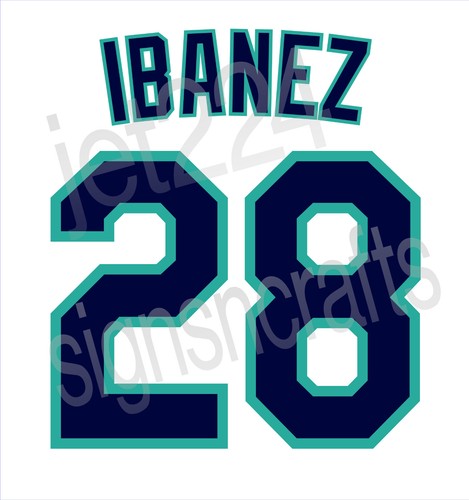 Seattle Mariners DECAL STICKER 00s Garcia Cameron Sele Suzuki Beltre Sasaki + - Picture 21 of 22