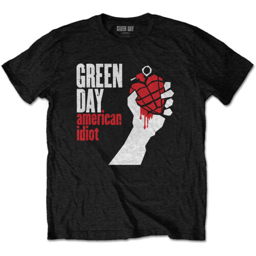 Green Day American Idiot 2 erkend T-shirt voor mannen - Afbeelding 1 van 1