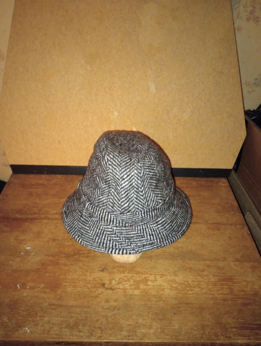 Dorfman Pacific Scala Hat Black And Gray Pattern Mens Small  display picture 3