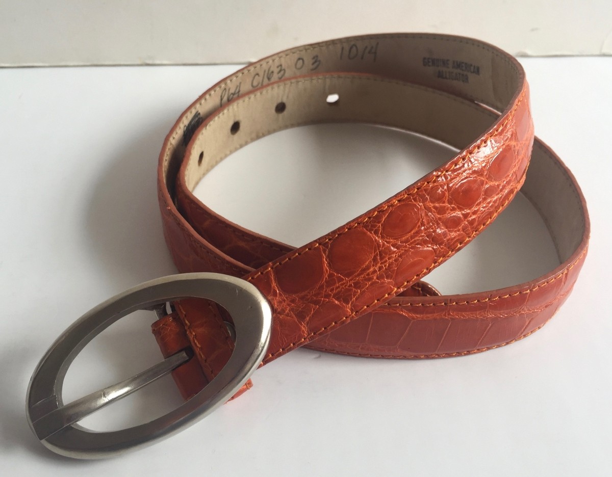 Donna Karan Collection Belt Donna Karan New York Black Leather Belt with Gold Buckle  main image 2