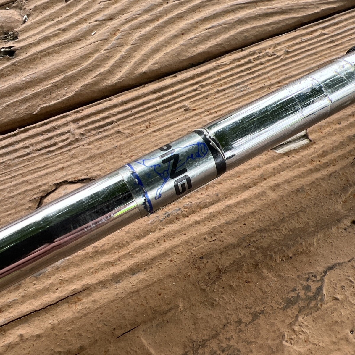 Ping Eye2 9 Iron Red Dot 1 Degree Flat Stiff Steel 35.5