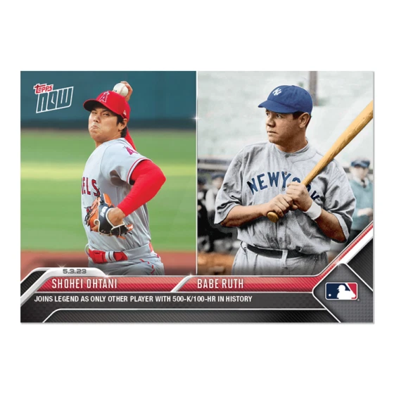 2023 Topps Now - Babe Ruth Shohei Ohtani #233 for sale | eBay