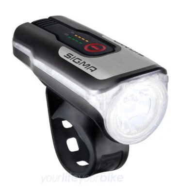 SIGMA AURA 80 FAHRRAD LICHT USB FRONT LEUCHTE AKKU SCHEINWERFER LAMPE LED STVZO - Bild 1 von 4