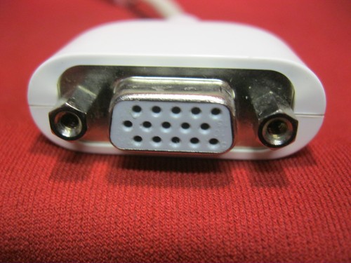 Genuine Apple Video Adapter Mini-DVI to VGA M9320G/A - Picture 4 of 6