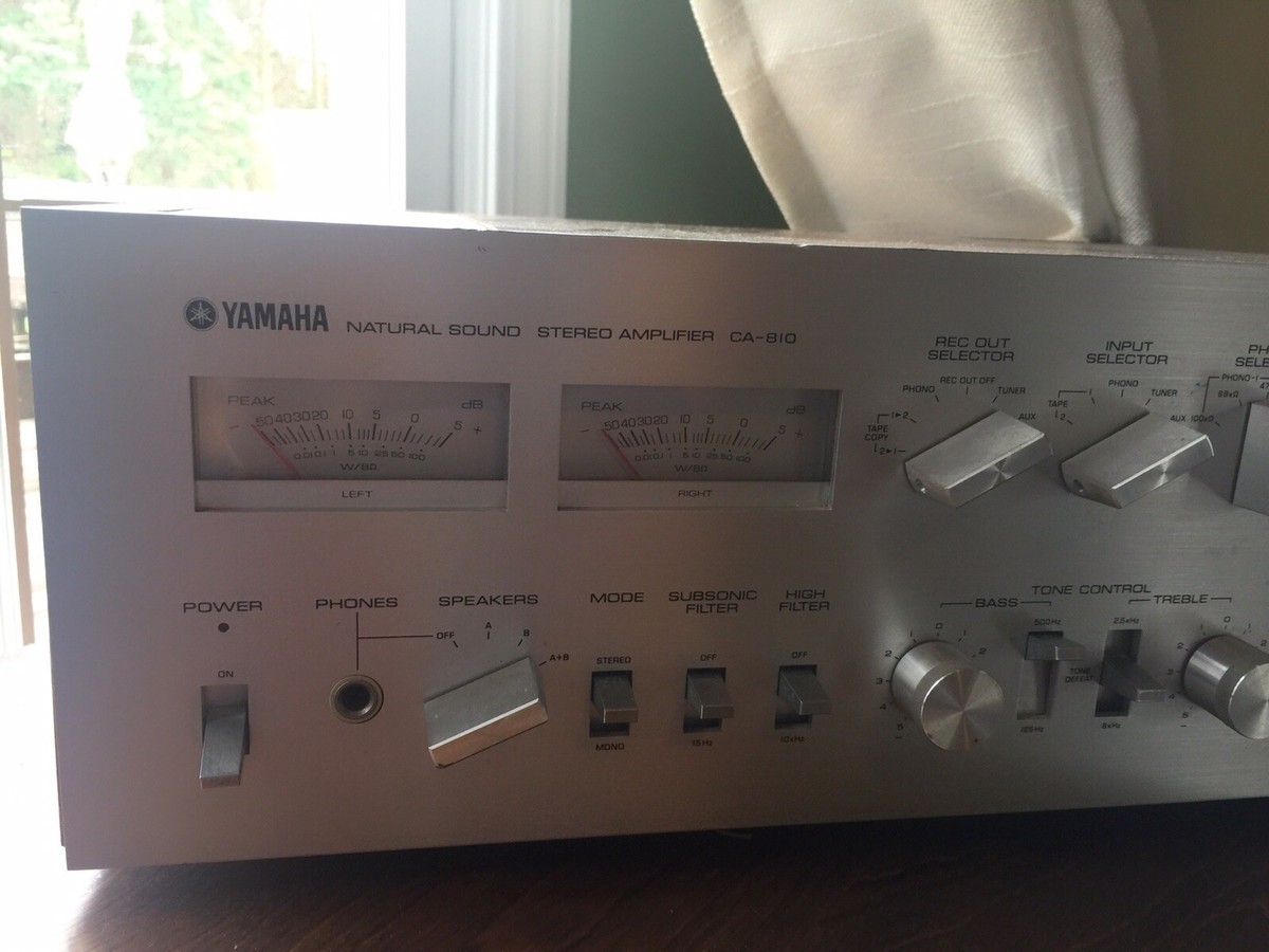 アンプ YAMAHA NATURALSOUNDSTEREOAMPLIFIER CA-RI Yamaha CA-R1 Stereo Integrated Amplifier Vintage Audio Used
