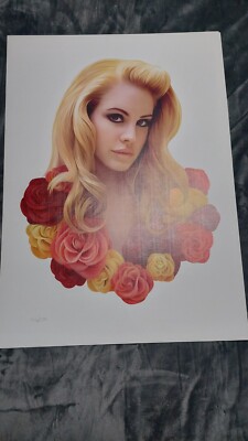 Lana Del Rey Boutique Lithograph - Limited Edition and Extremely Rare
