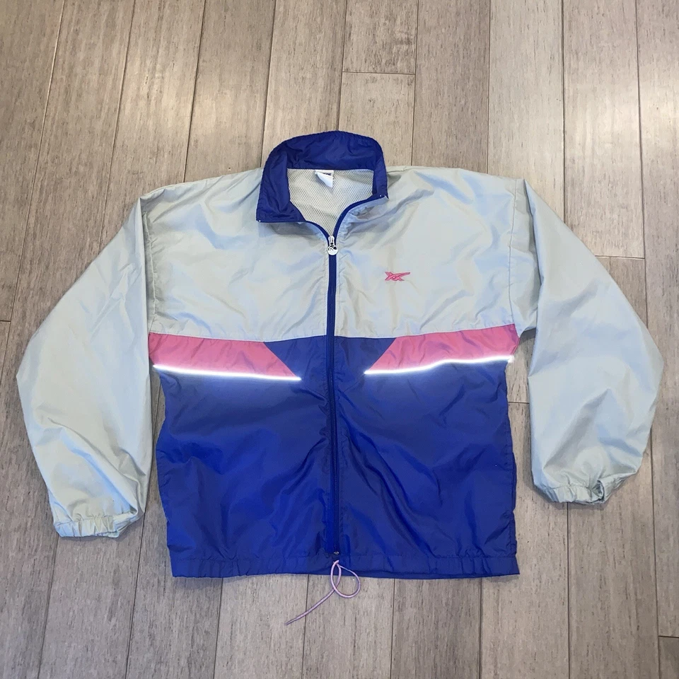 Chaqueta cortavientos ASICS Tiger de colección NYLON pista de correr retro años 70 80 para hombre GRANDE Foto 4 de 4