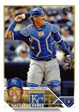 Salvador Perez 2023 Topps Baseball card Series One Base #102 Kansas City Royals