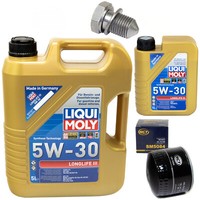 MotoröL Set 5W-30 6 Liter + ÖLfilter Sm 5084 + Schraube FüR Vw Transporter Vi