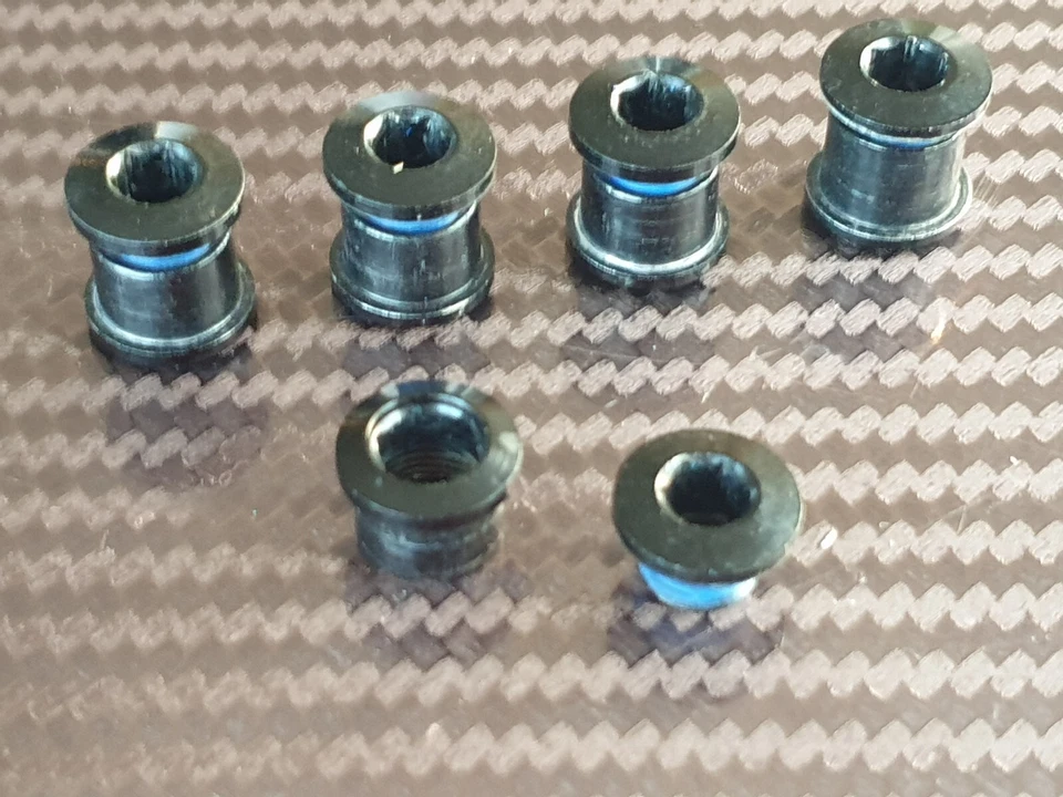 SRAM Alloy Chainring Bolts (x5) Road Bike Chain Ring (Double) Fits FSA Shimano - Image 2 of 2