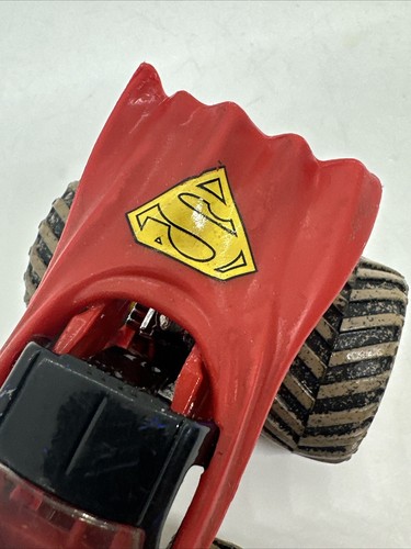 Hot Wheels Monster Jam Trucks SUPERMAN 1:64 Diecast Yellow Rims Mud Tires - Picture 6 of 8