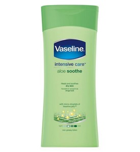 vaseline body lotion for dry skin in summer